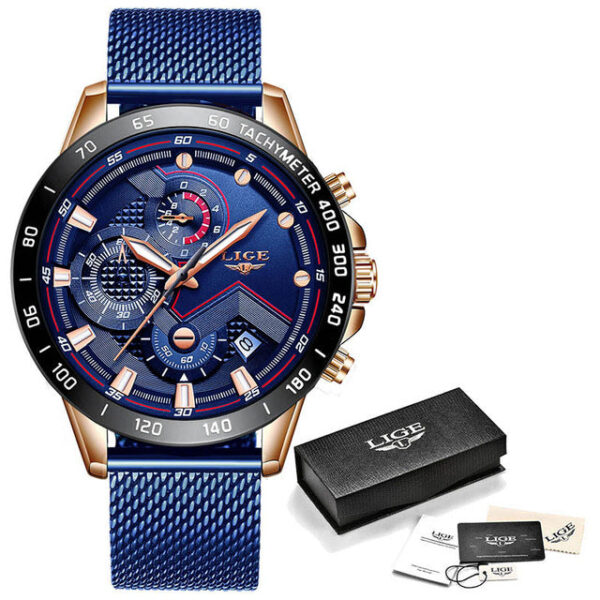 LIGE Mens Sports Watches