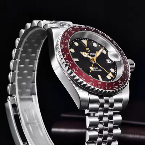 PAGANI DESIGN V4 40MM Men's GMT Automatic Watch - Image 5