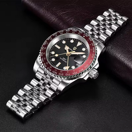 PAGANI DESIGN V4 40MM Men's GMT Automatic Watch - Image 6